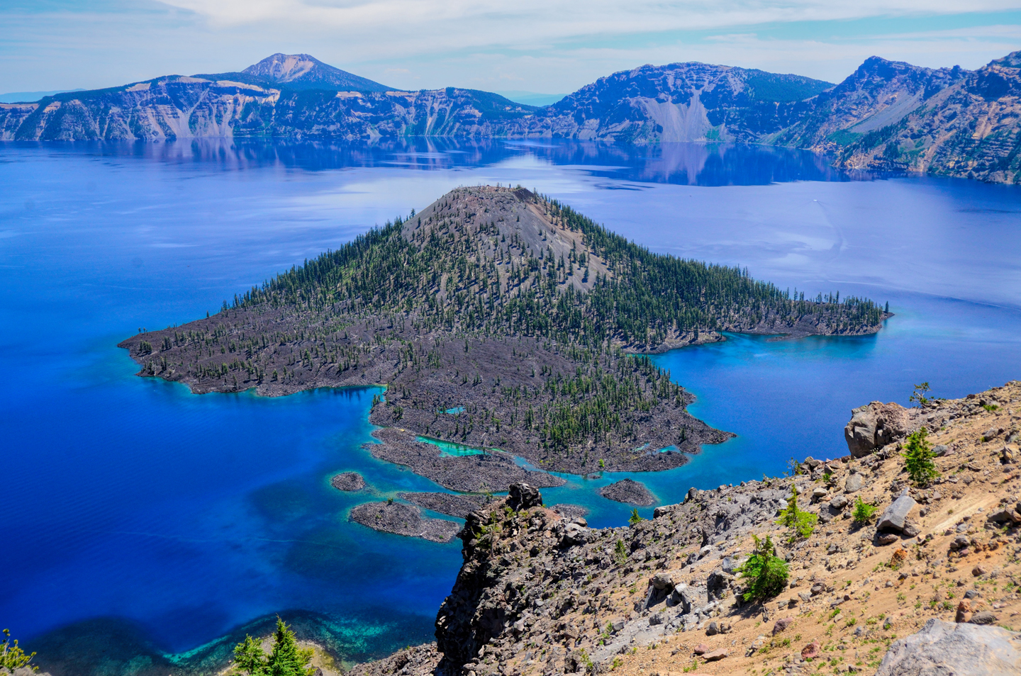 Volcanic Legacy Scenic Byway - Amazing Blue Waters of Crator Lake - PICRYL  - Public Domain Media Search Engine Public Domain Search